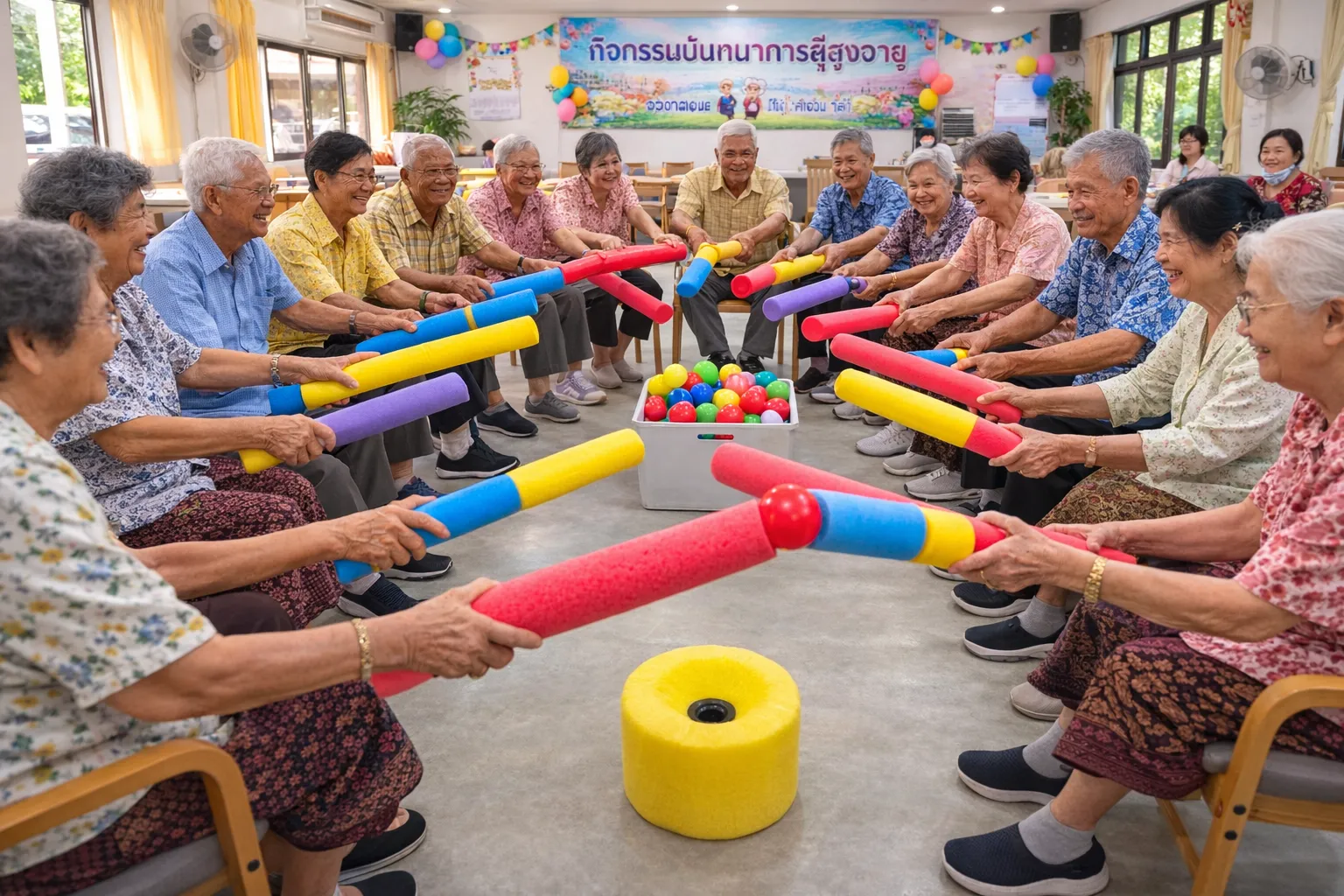 เกมต่อท่อส่งลูกบอลขึ้นแท่น